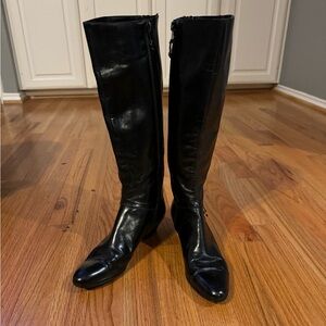 Vintage Salvatore Ferragamo Leather Riding Boots